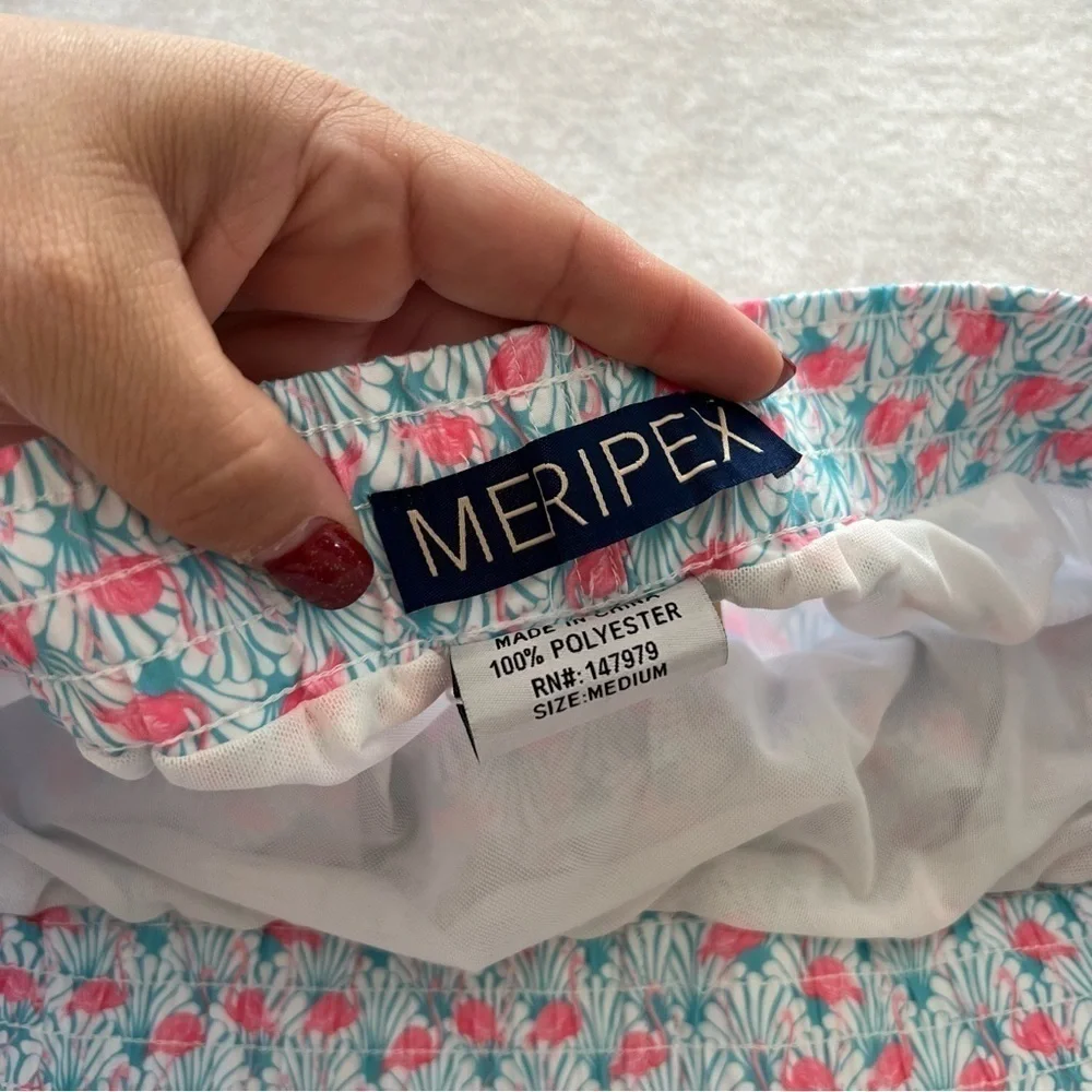 NWT Meripex Flamingos Swim Trunks - Picture 3 of 5